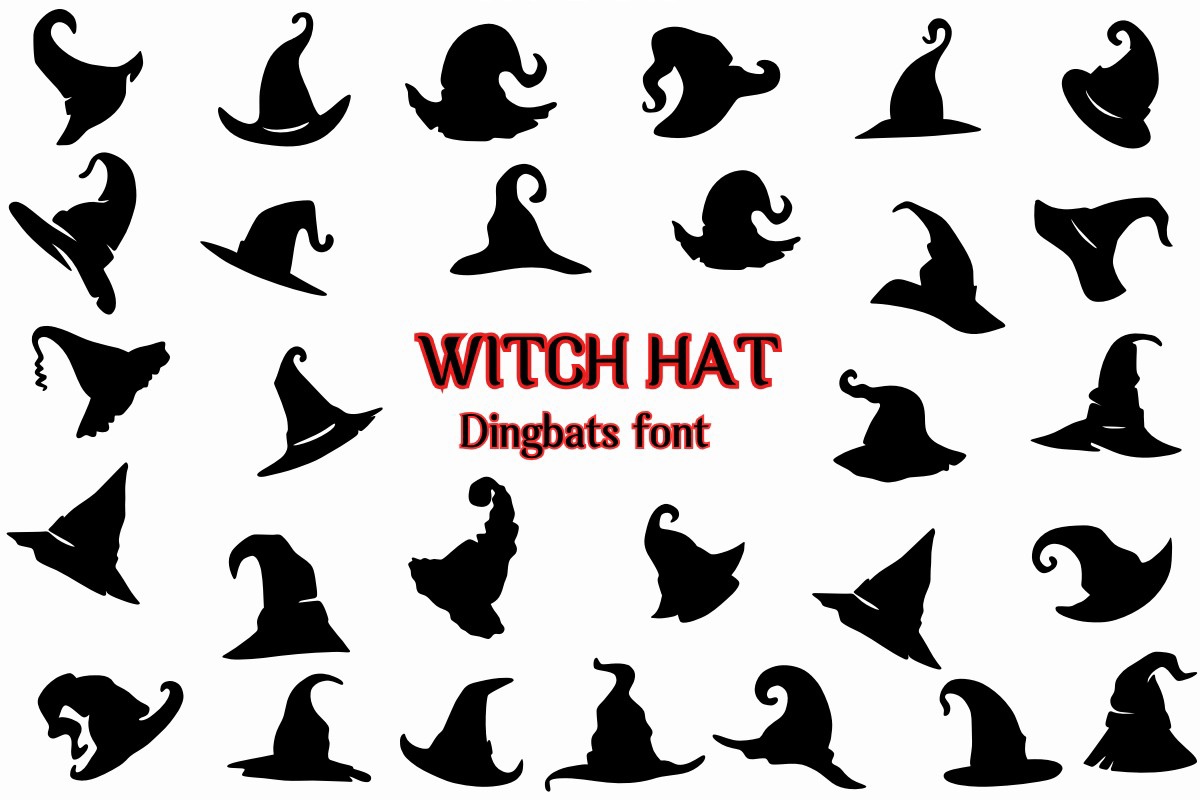 Witch Hat Font preview