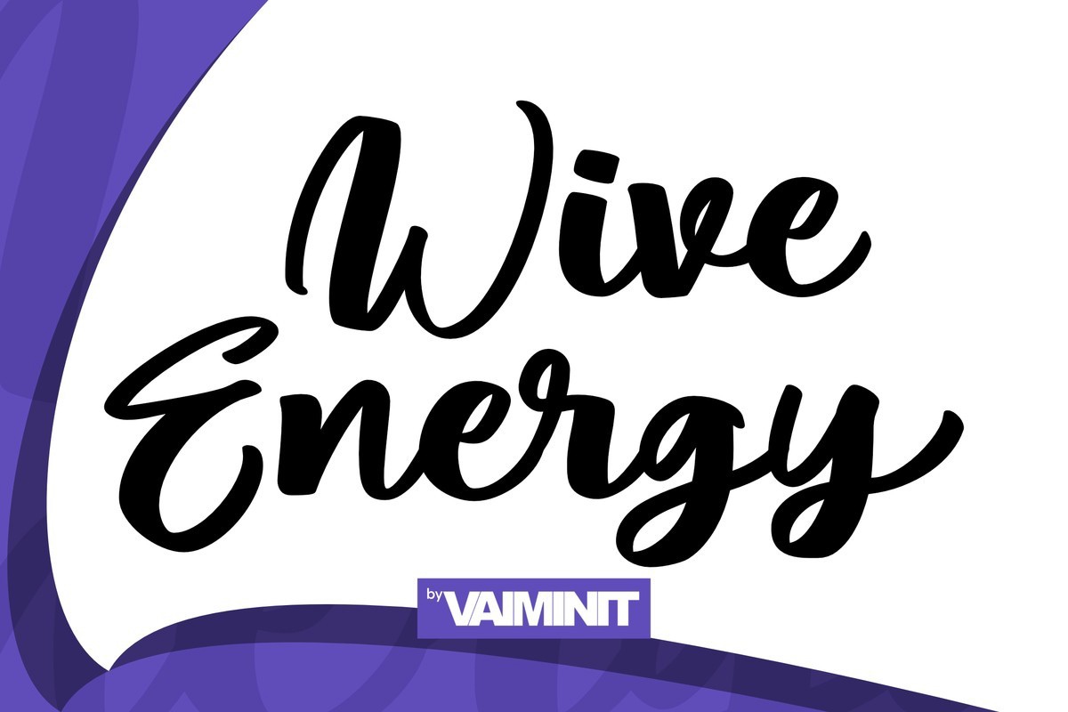 Wive Energy Font preview