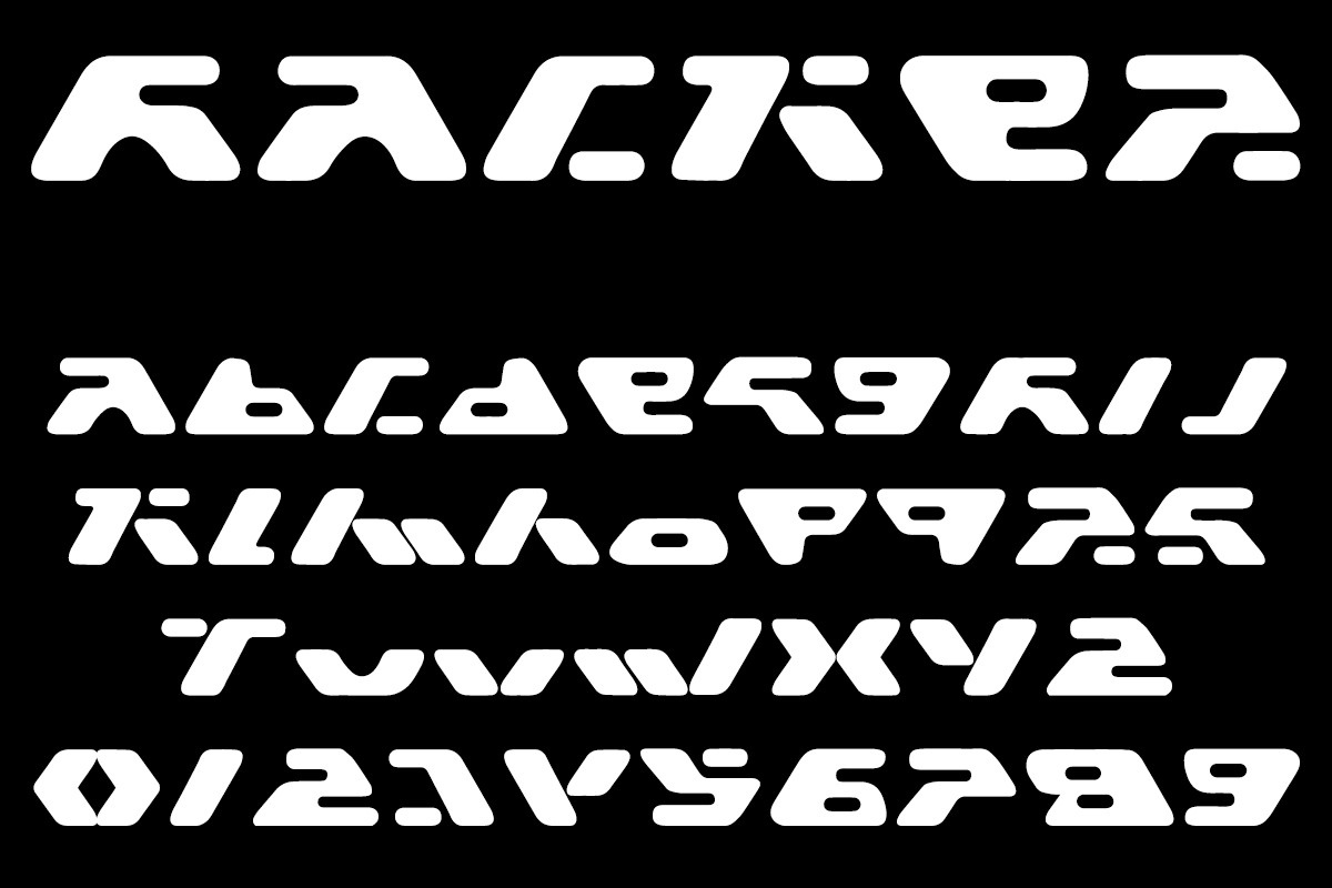 Hacker Font preview