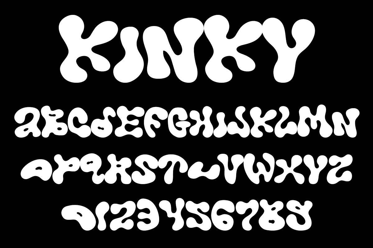 Kinky Font preview