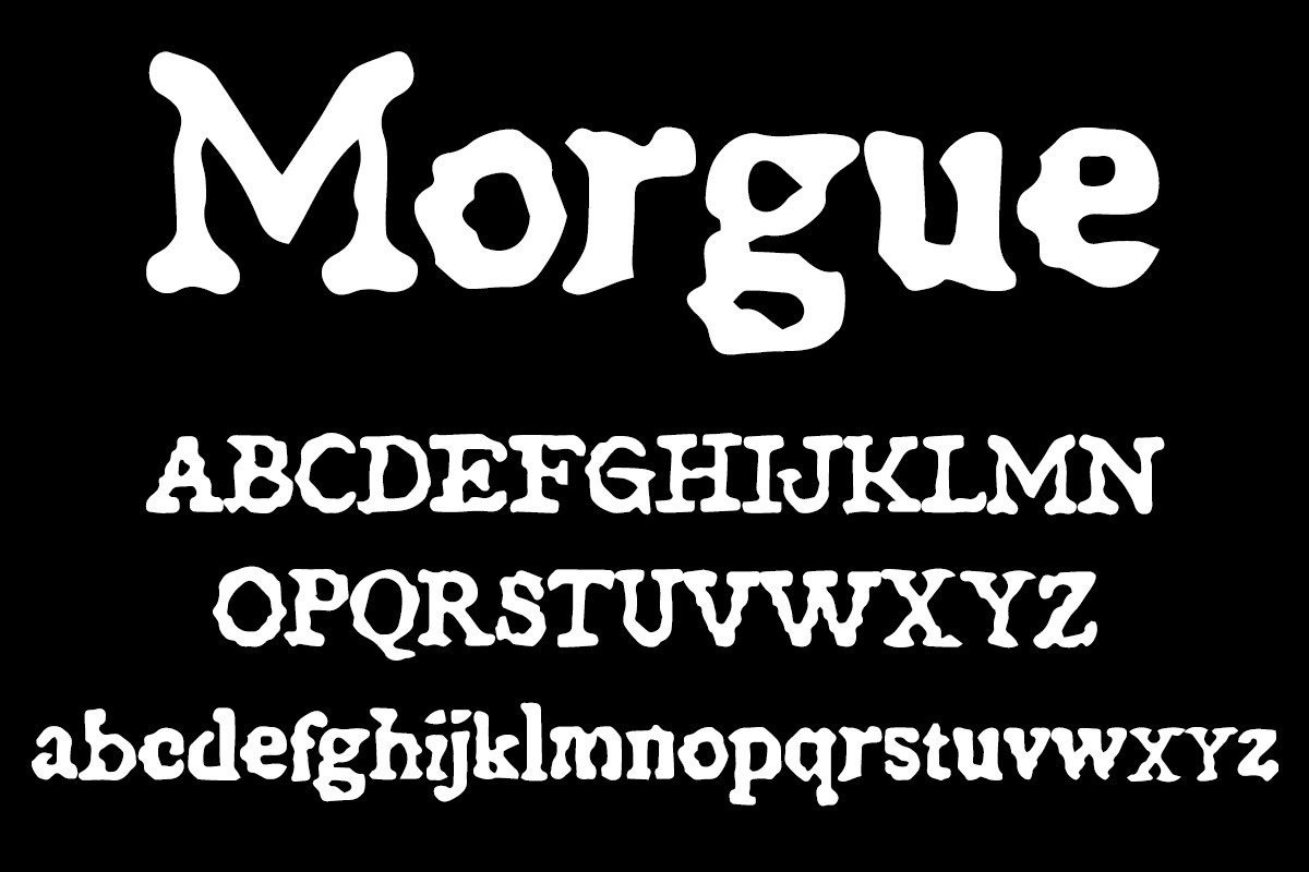 Morgue Font preview