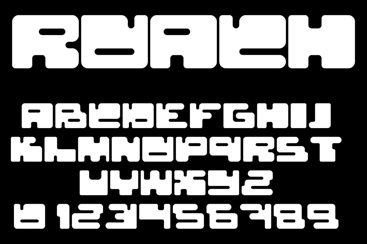 roach Font preview