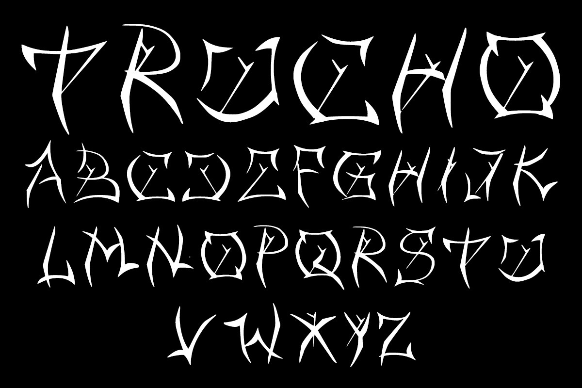 Trucho Font preview