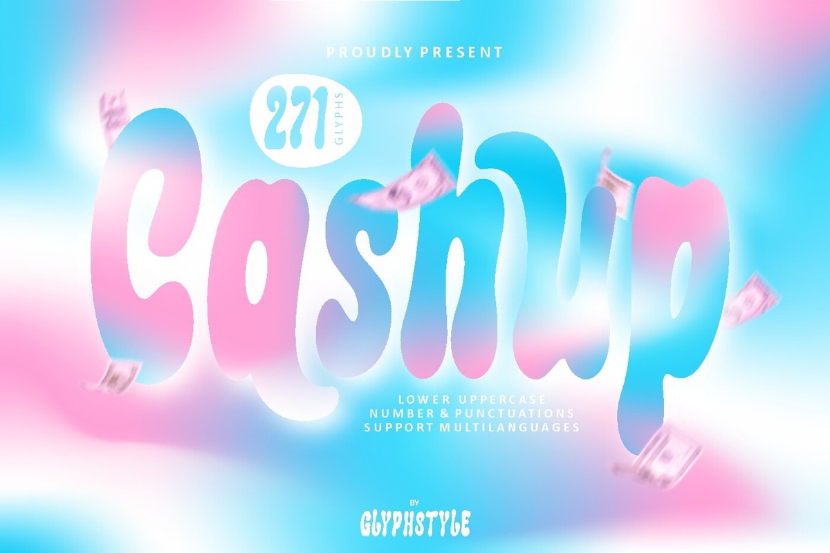 Cashup Font preview