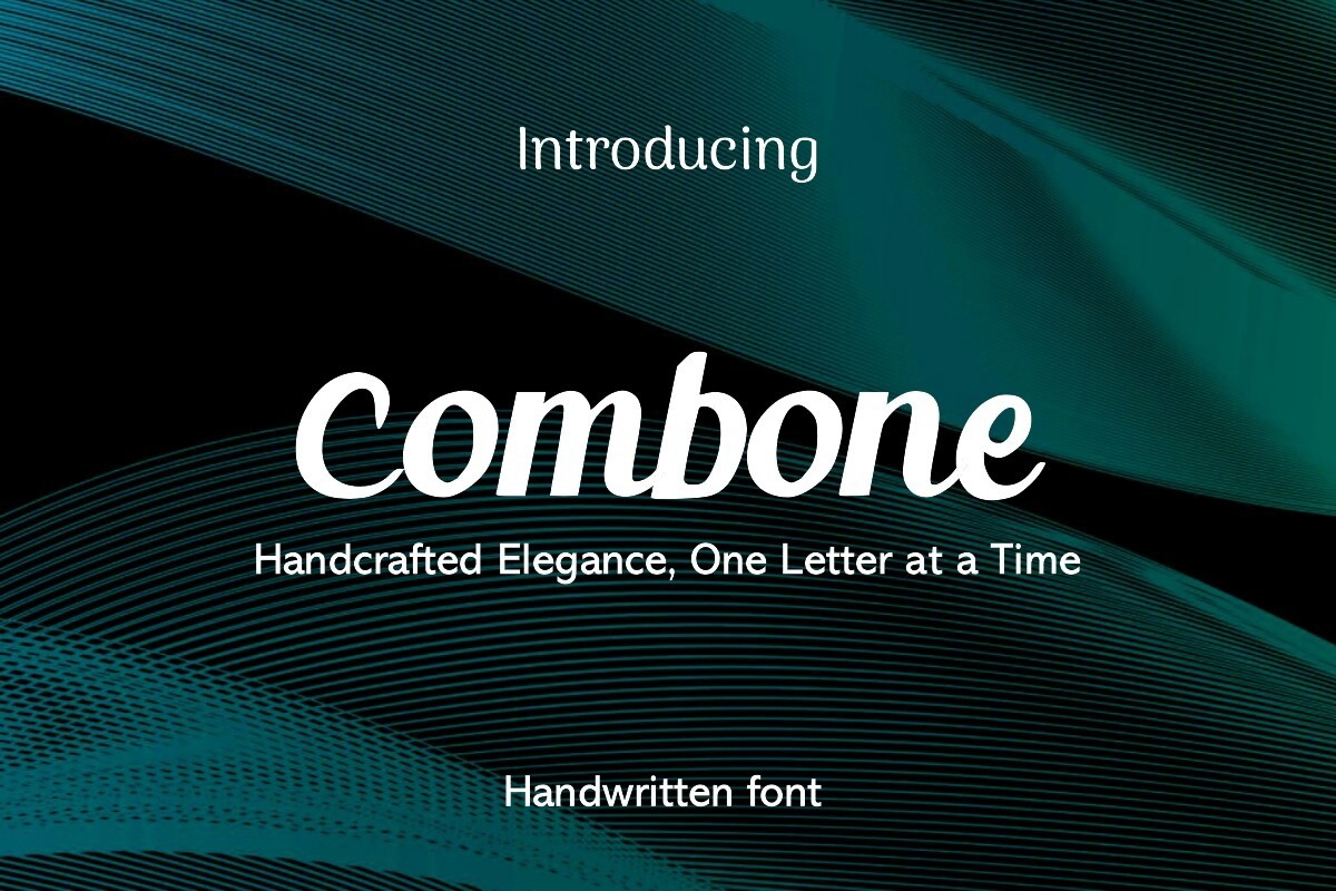 Combone Handwritten Font preview