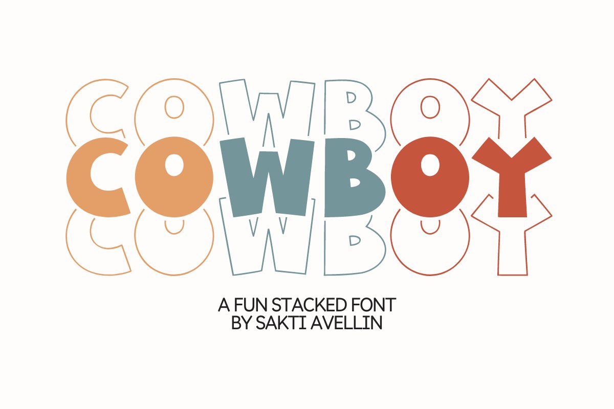 Cowboy Font preview