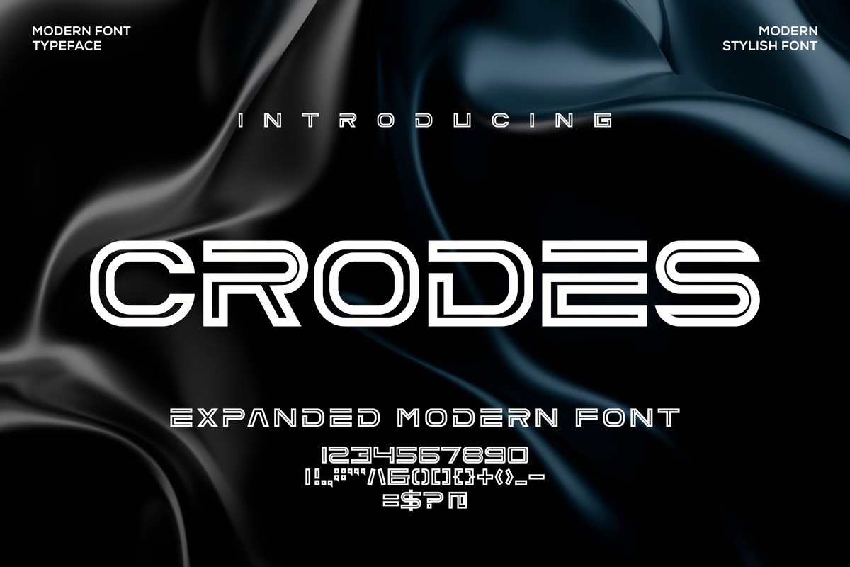 Crodes Font preview