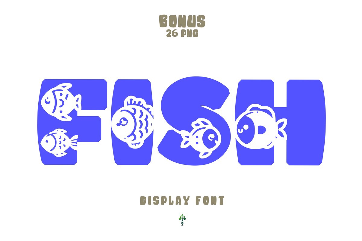 Fish Font preview