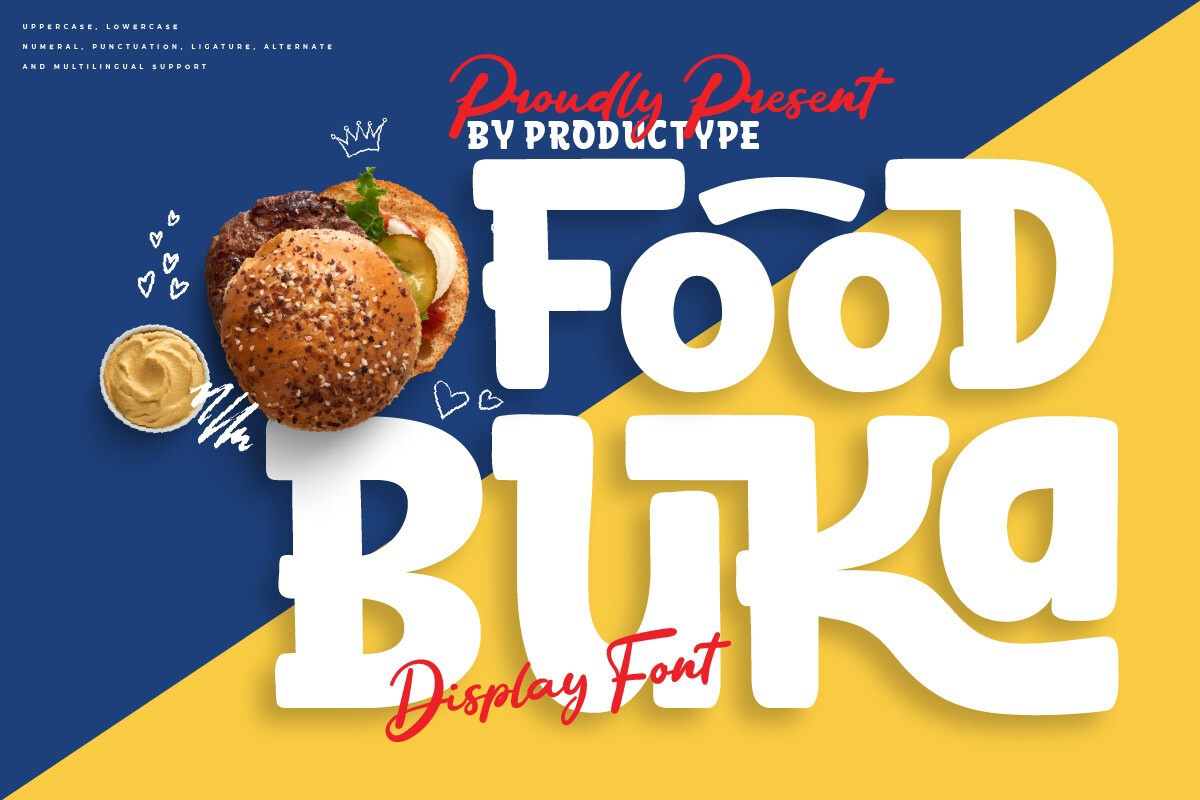 Food Buka Font preview