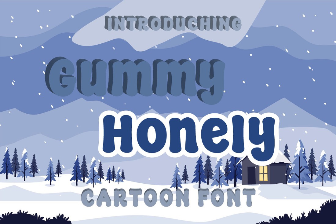 Gummy Honely Font preview