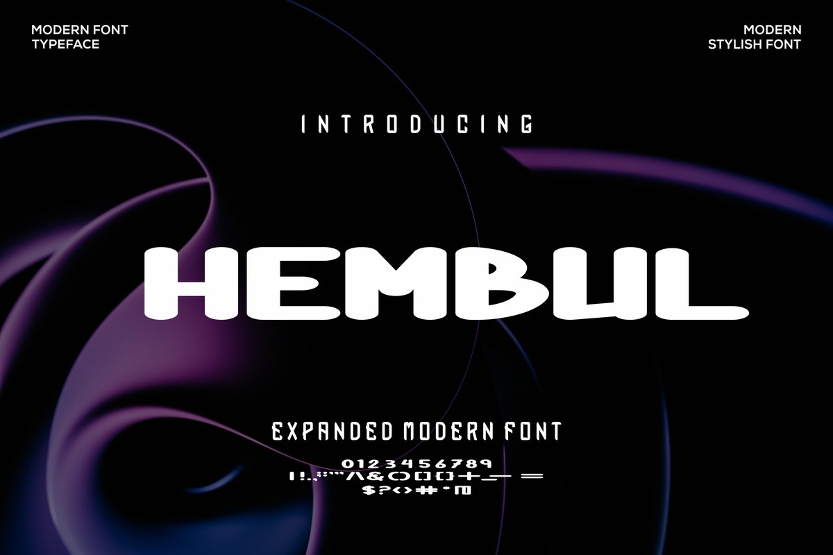 Hembul Font preview