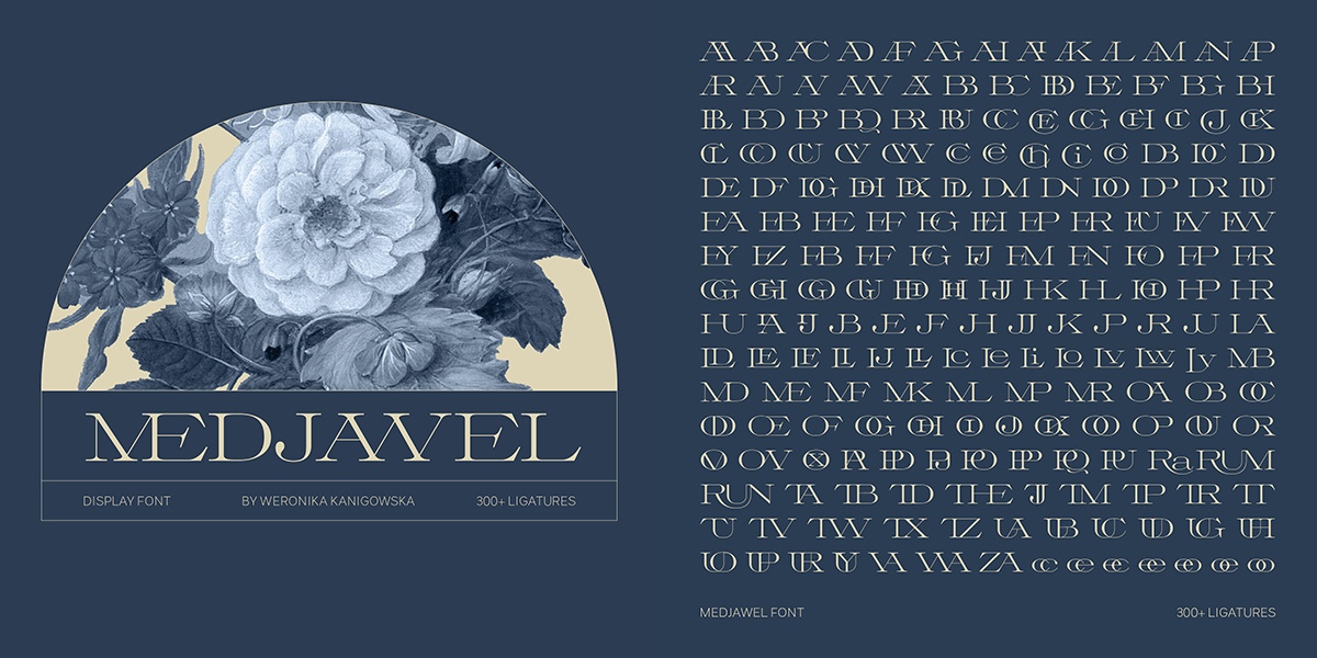 Medjawel Font preview