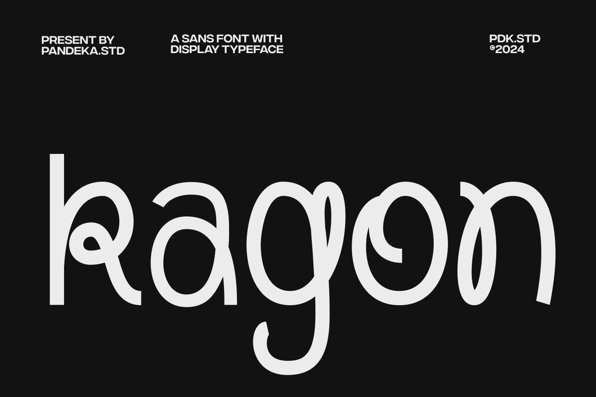 Kagon Font preview