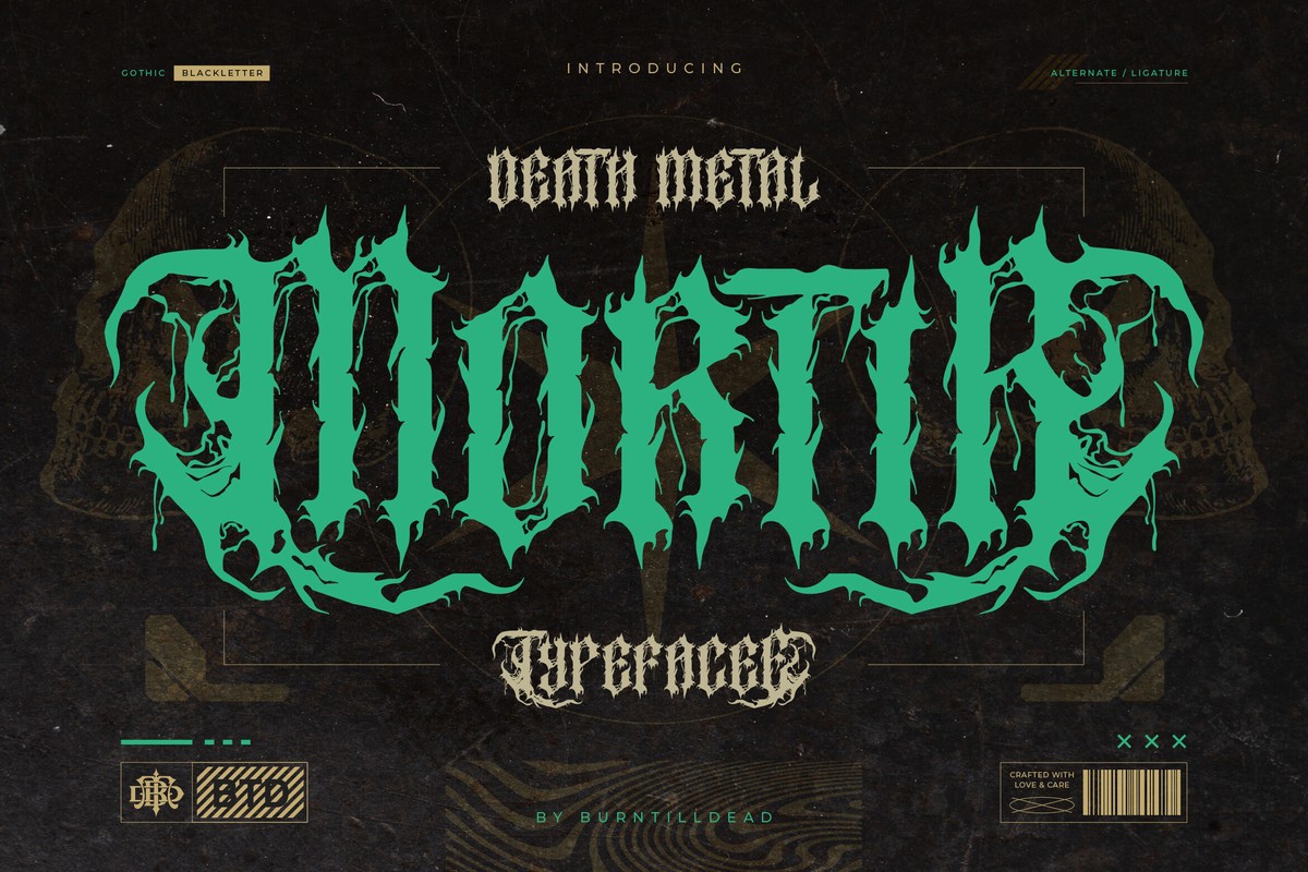 Mortir Font preview