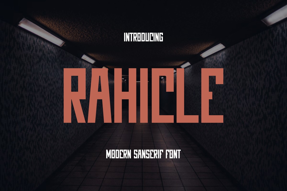 Rahicle Font preview