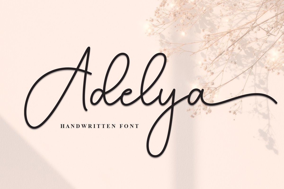 Adelya Font preview