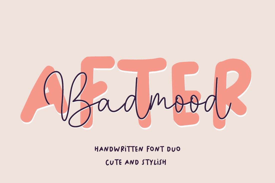 After Badmood Font preview