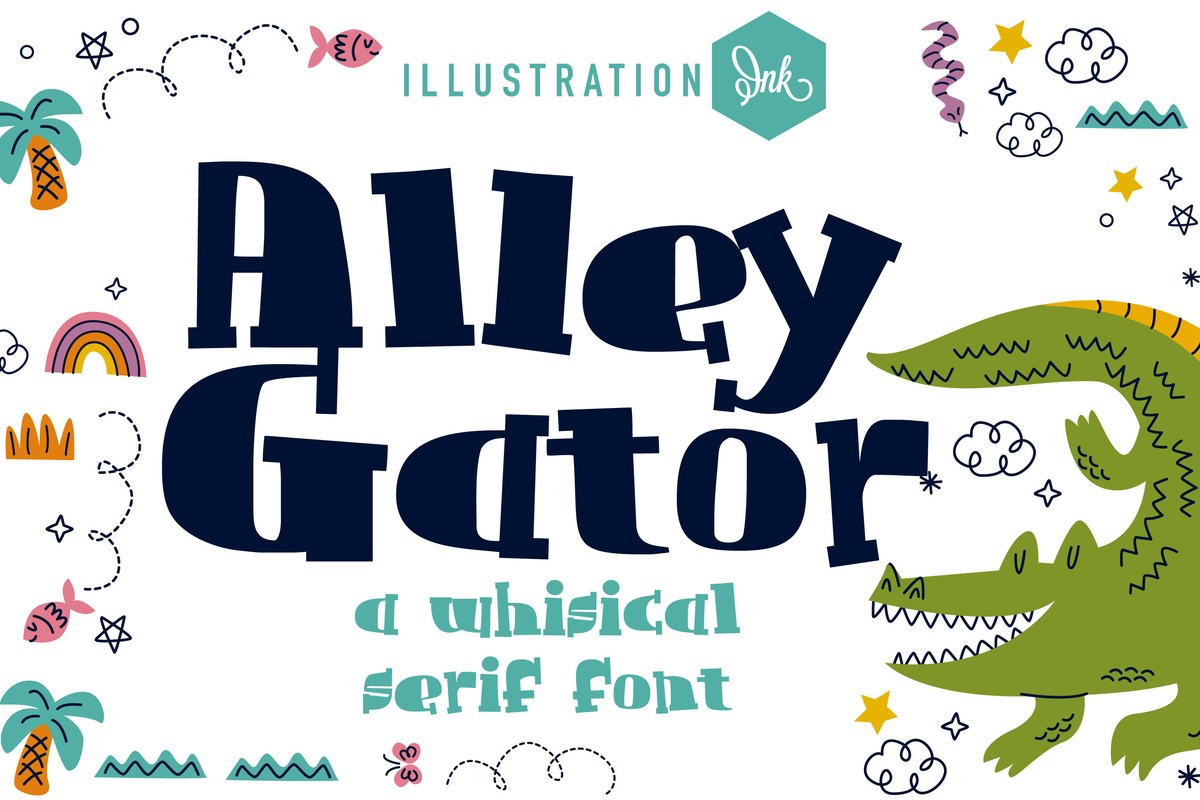 PN Alley Gator Font preview