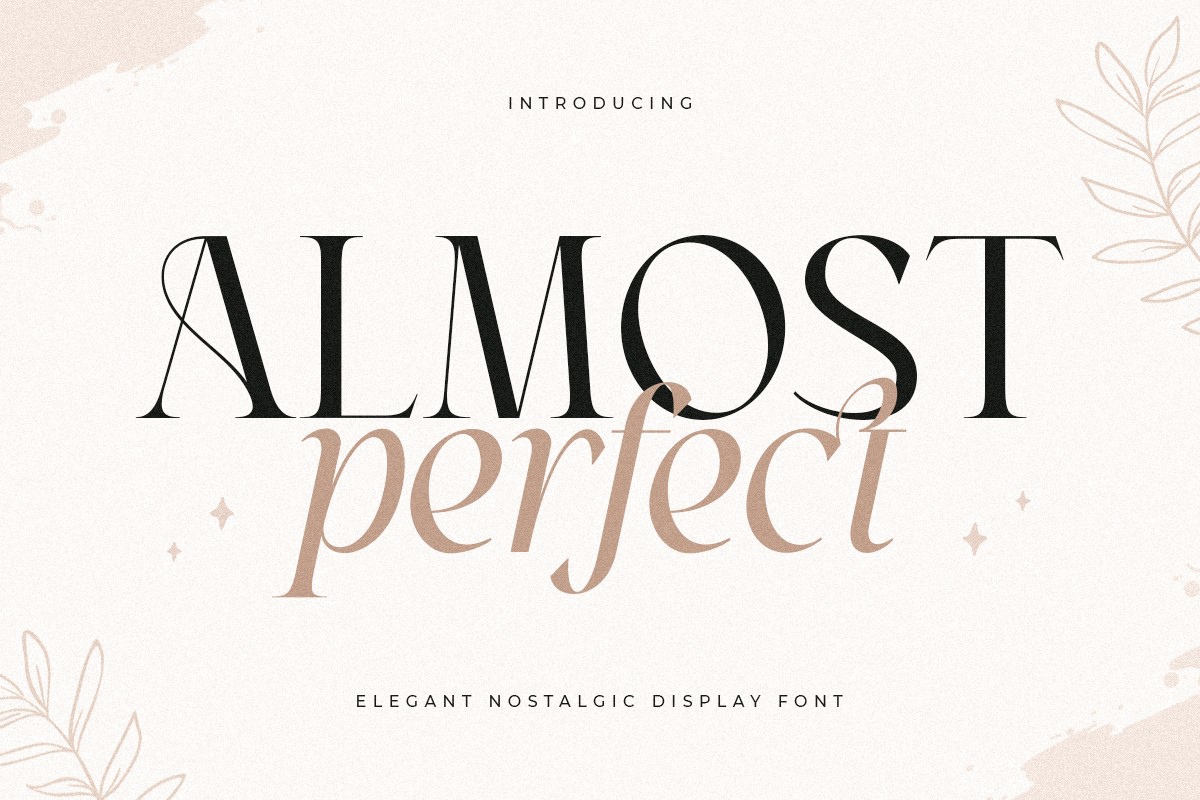 Almost Font preview