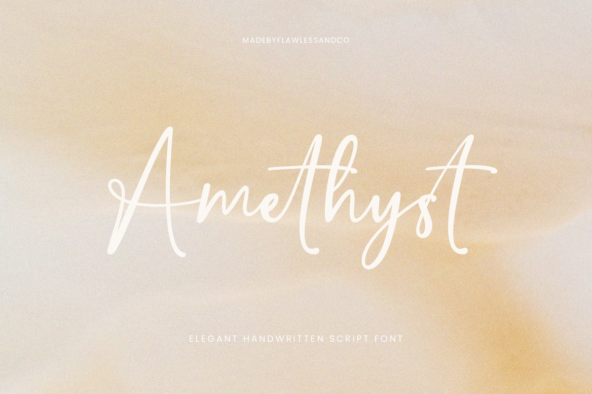 Amethyst Font preview