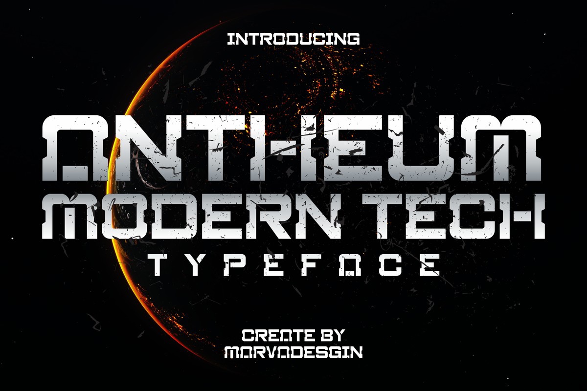 Antheum Regular Font preview