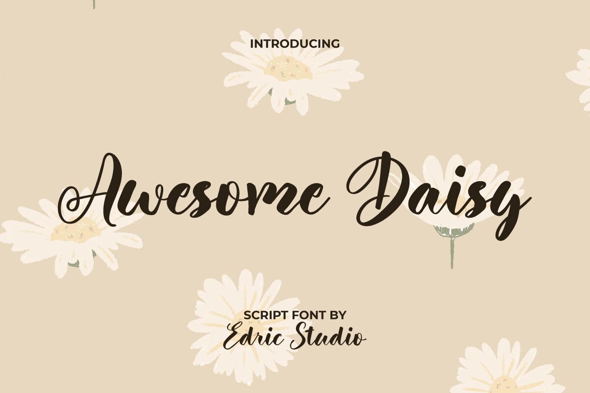 Awesome Daisy Font preview