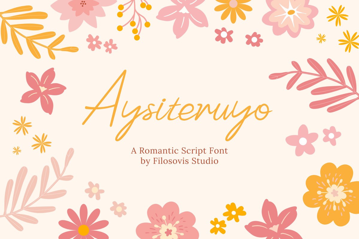 Aysiteruyo Font preview