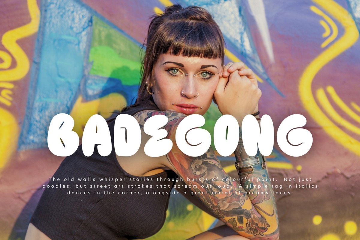 Badegong Font preview