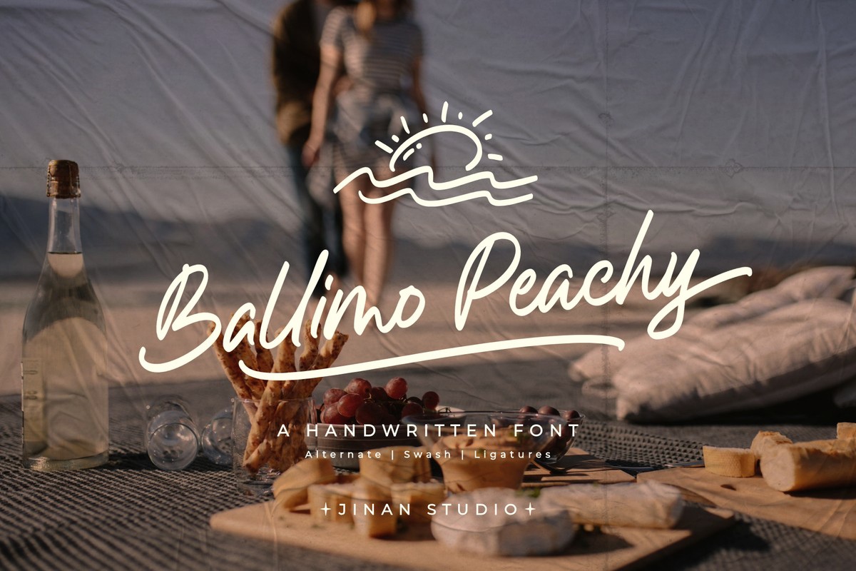 Ballimo Peachy Font preview