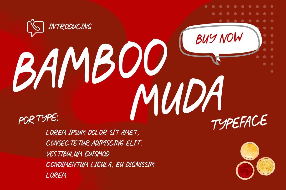 Bamboo Muda Font preview