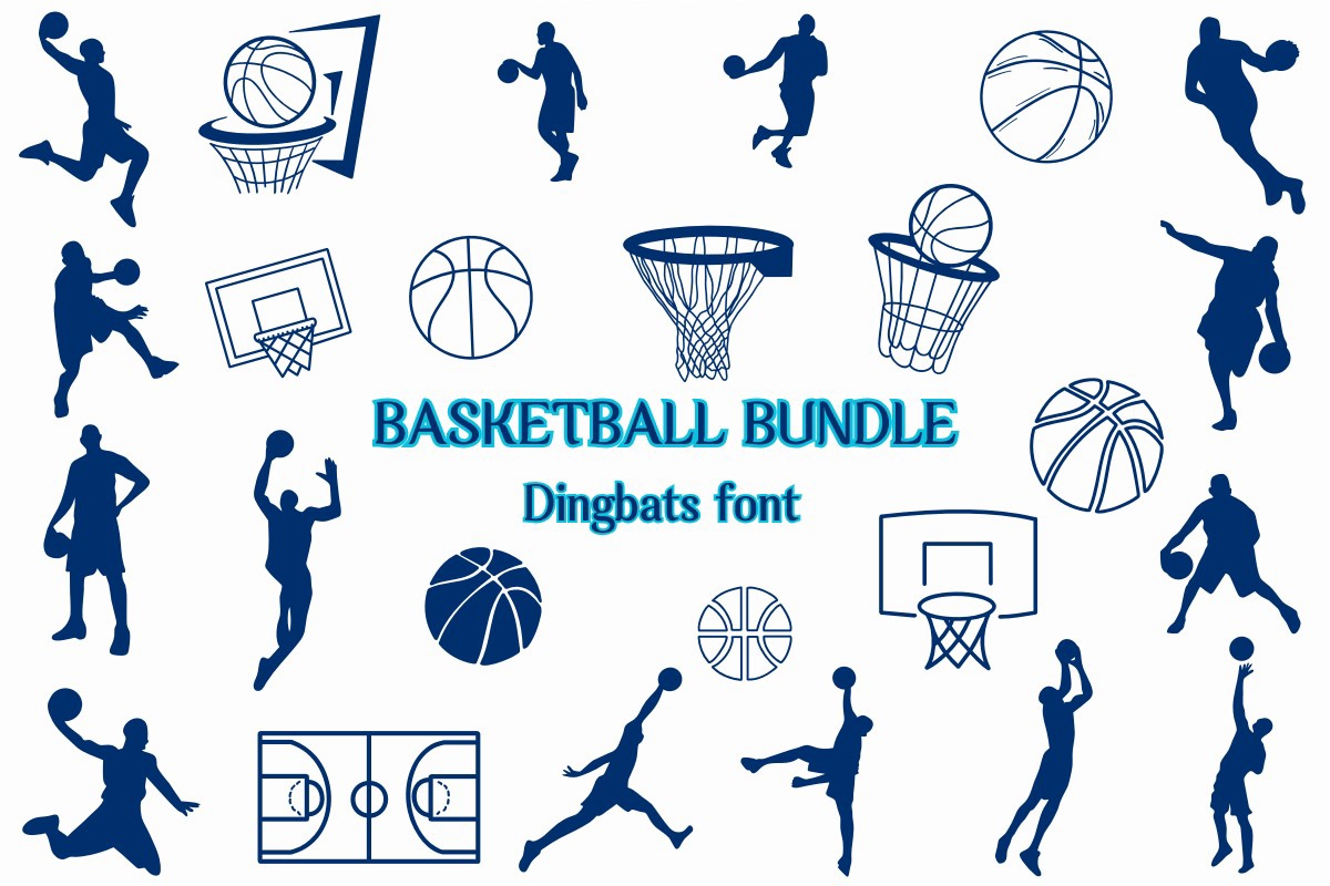 Basketball Bundle Font preview