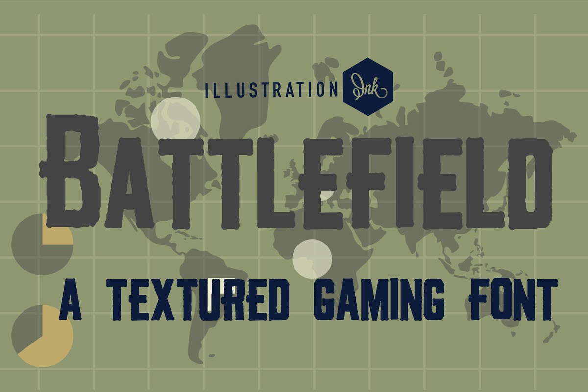 PN Battlefield Font preview