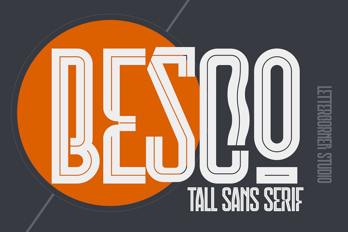 Besco Font preview