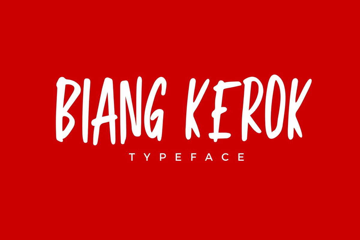 Biang Kerok Font preview