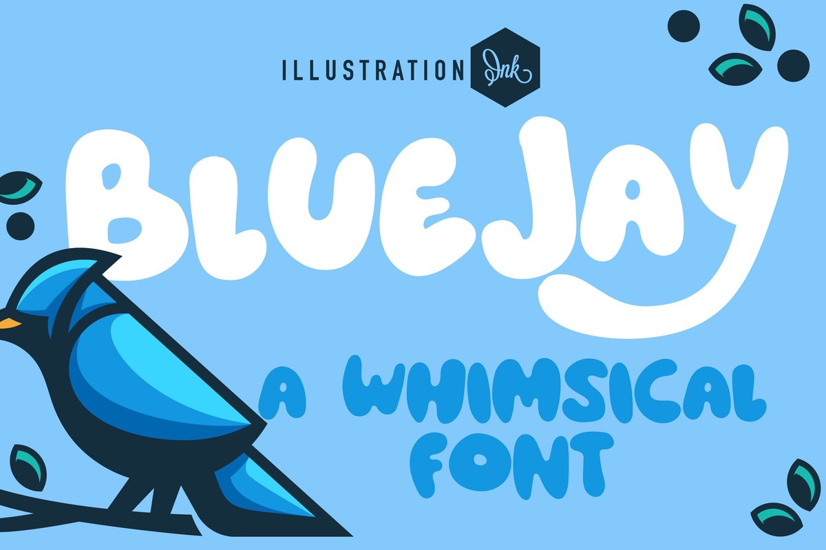 ZP Bluejay Font preview