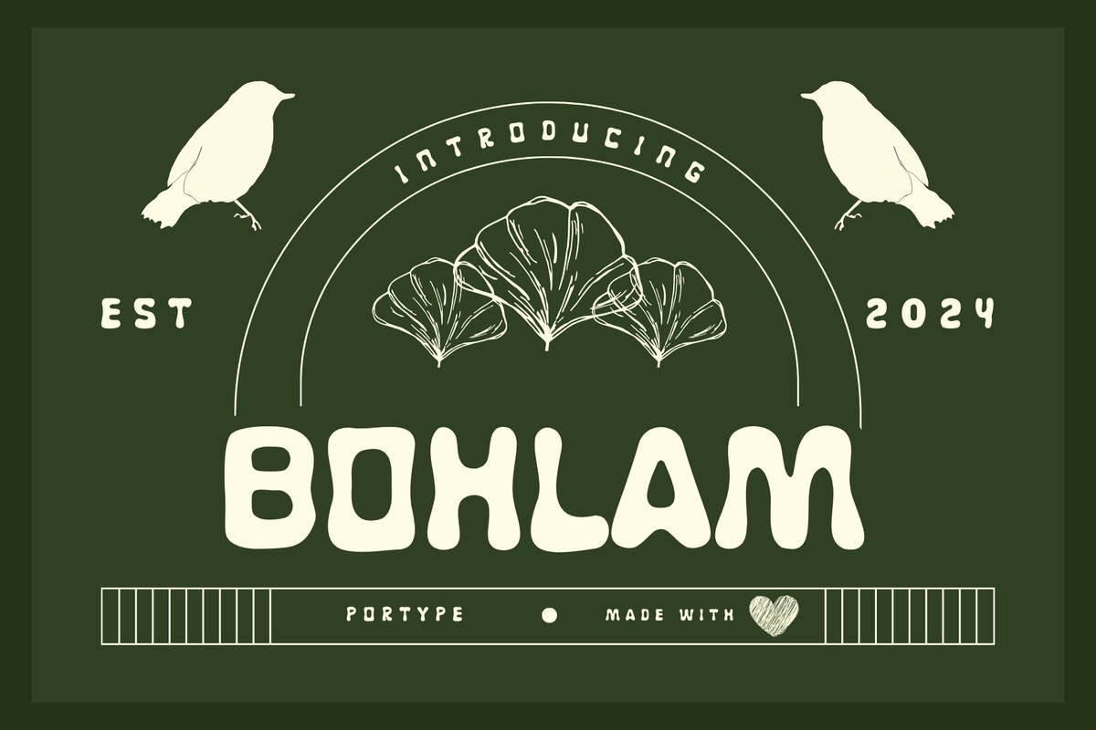 Bohlam Font preview