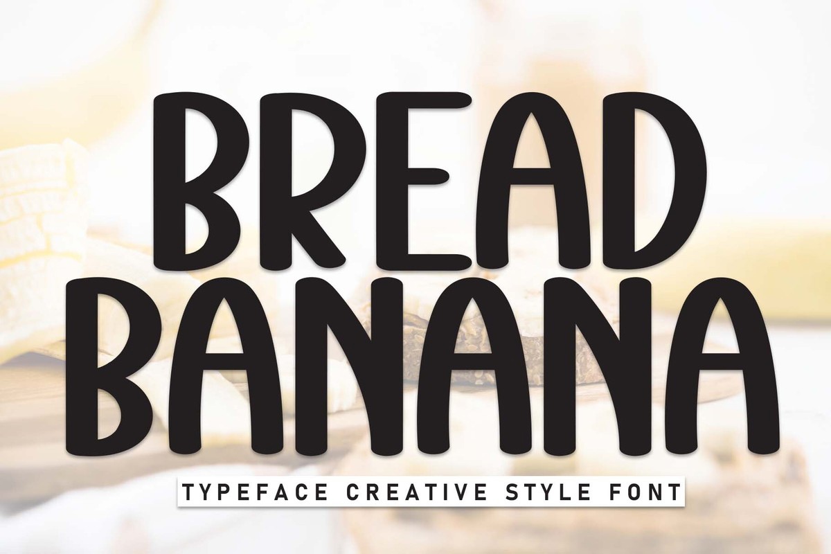 Bread Banana Font preview