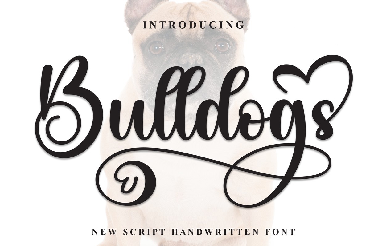 Bulldogs Font preview