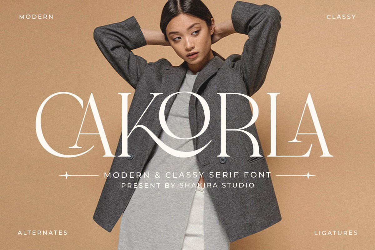 Cakorla Font preview