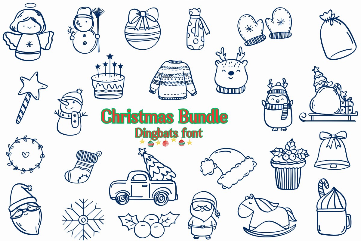 Christmas Bundle Font preview