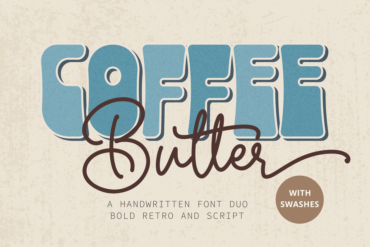 Coffee Butter 1 Font preview