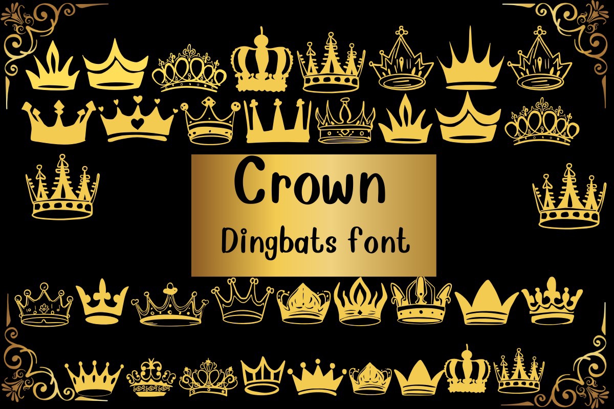 Crown Font preview