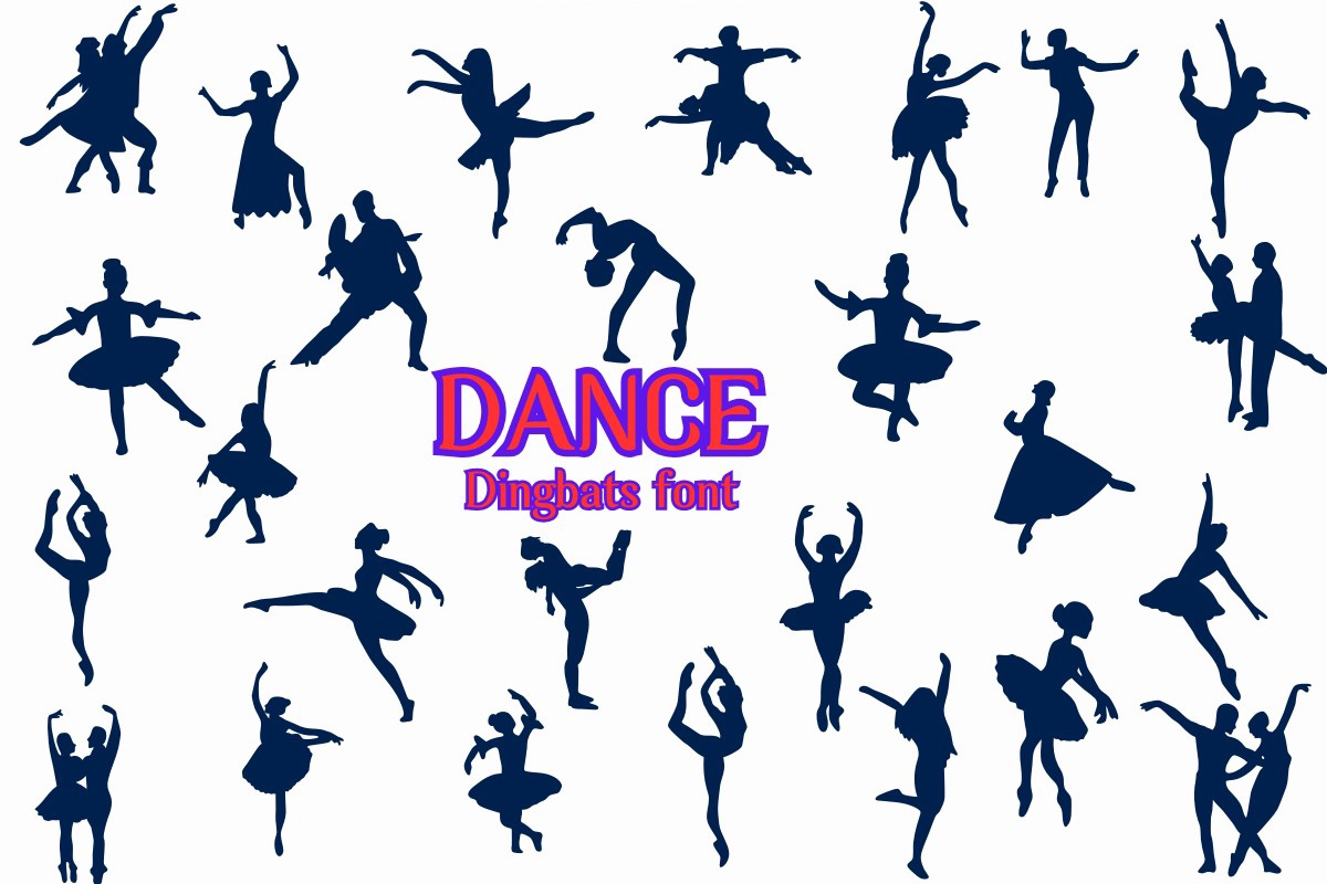 Dance Font preview