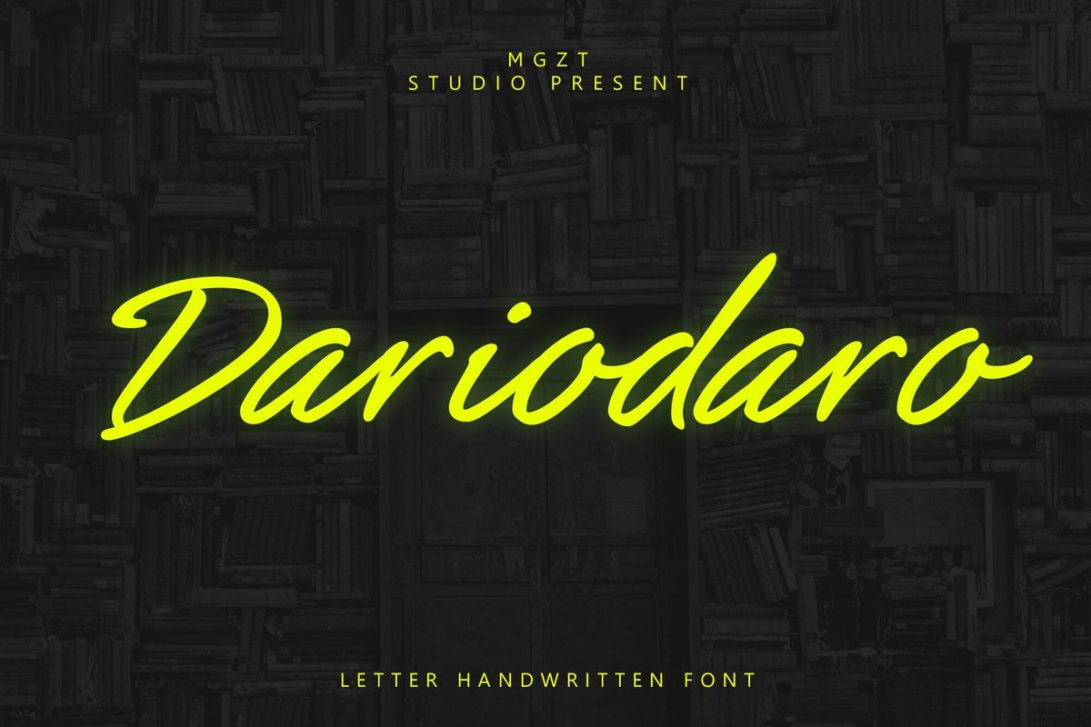 Dariodaro Font preview