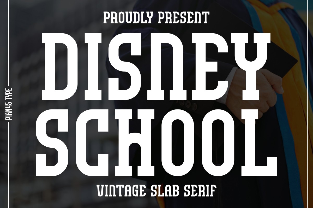 Disney School Font preview