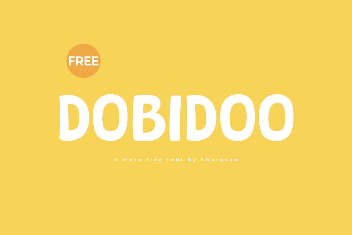 Dobidoo Font preview