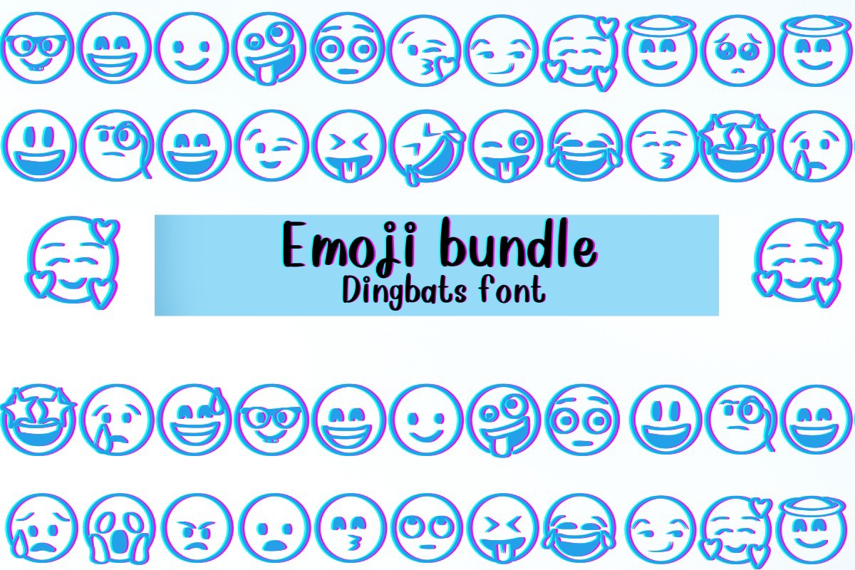 Emoji Bundle Font preview