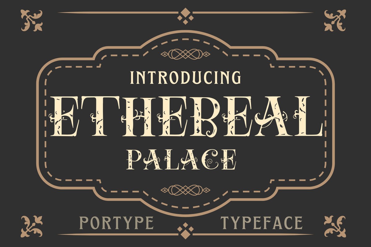 Ethereal Palace Font preview