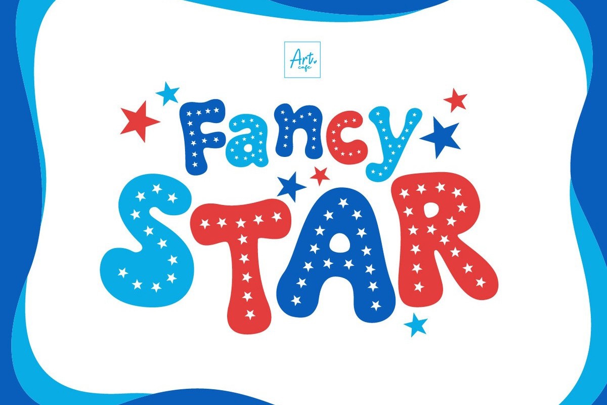 Fancy Star Font preview