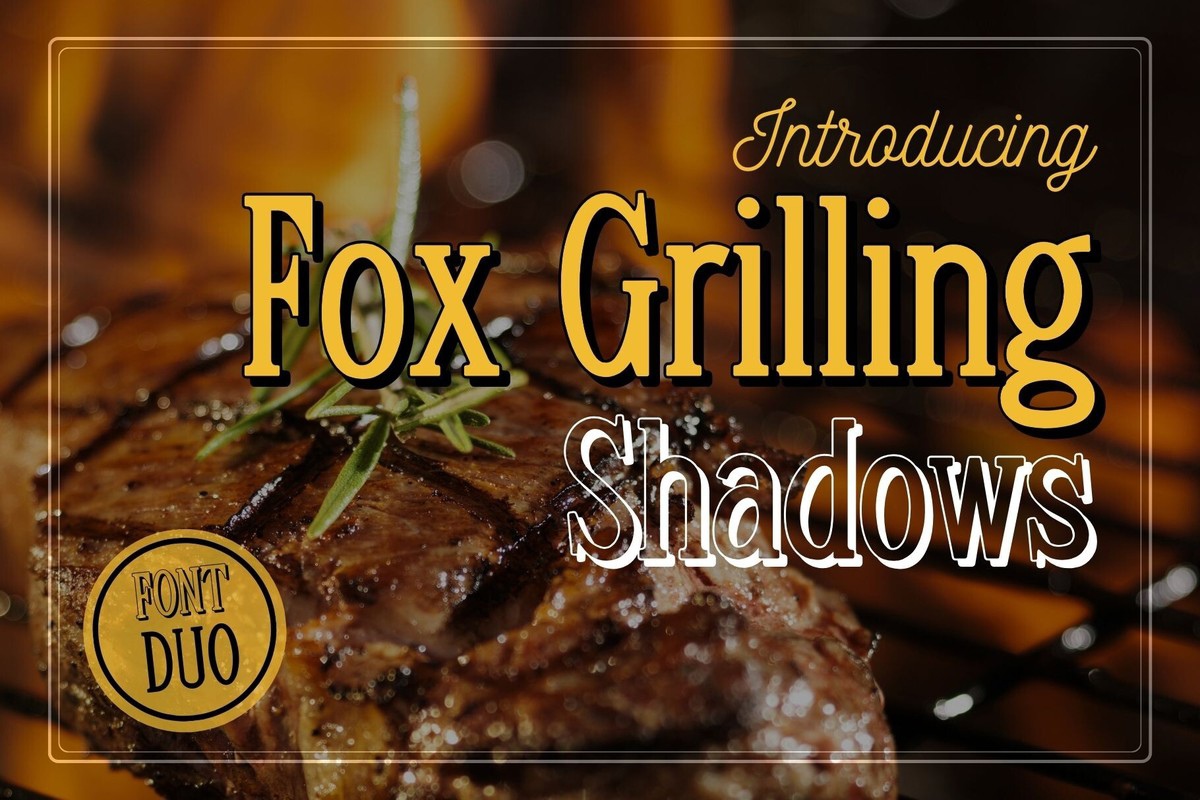 Fox Grilling Font preview